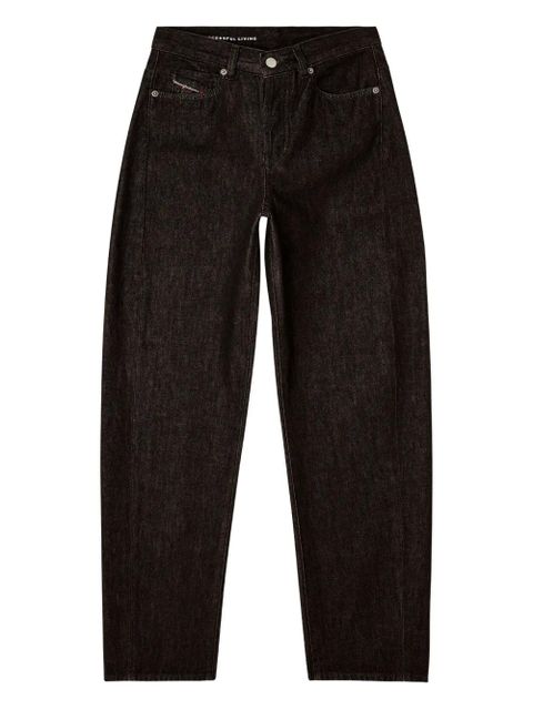 Diesel 1974 d-ellz relaxed wide-leg jeans - Black - zdjęcie produktu nr 1