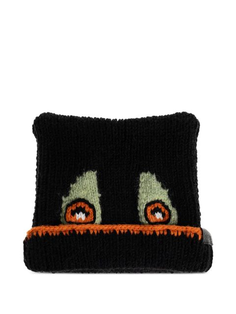LOEWE eyes beanie hat - Black - zdjęcie produktu nr 1