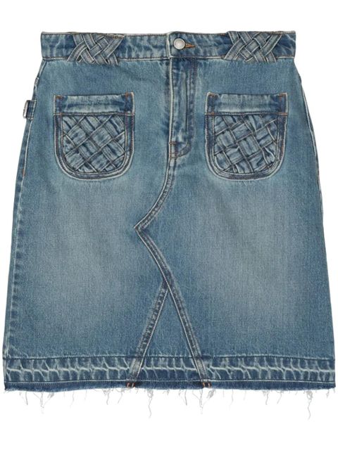 Zadig&Voltaire Jingle denim midi skirt - Blue - zdjęcie produktu nr 1