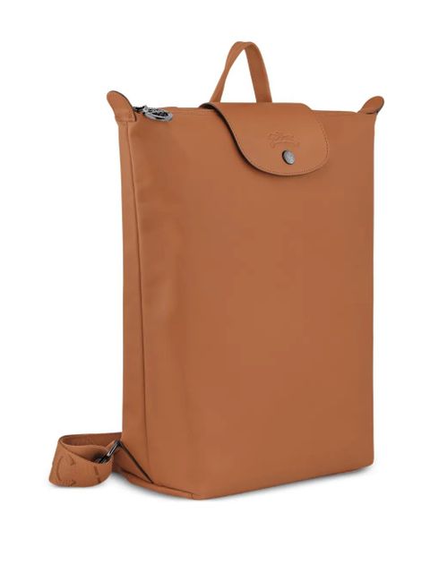 Longchamp Le Pliage Xtra M flap-detail backpack - Orange