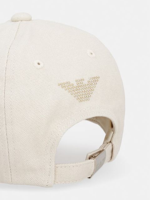 EA7 Emporio Armani czapka z daszkiem bawełniana - zdjęcie produktu nr 2