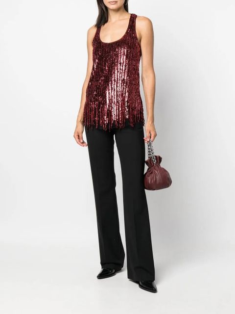 ETRO sequinned tank top - Red - zdjęcie produktu nr 2