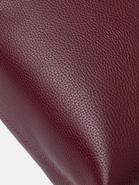 Answear.LAB torebka skórzana kolor bordowy