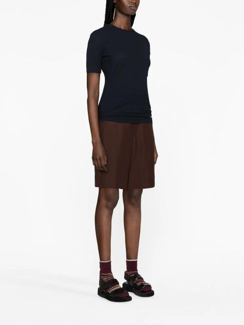 Jil Sander logo-print cotton T-shirt - Blue - zdjęcie produktu nr 2