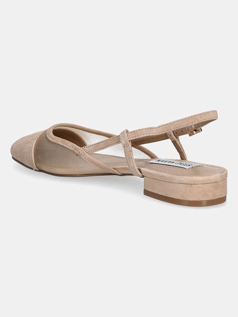 Steve Madden baleriny Belinda-M kolor beżowy z odkrytą piętą SM11003766
