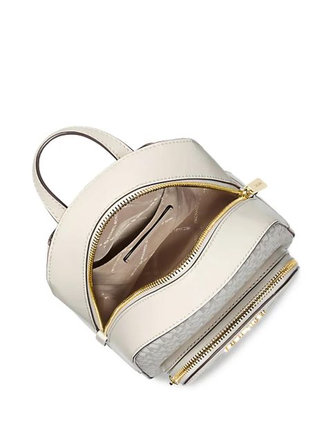 Michael Kors extra small Jaycee monogram-pattern backpack - Neutrals