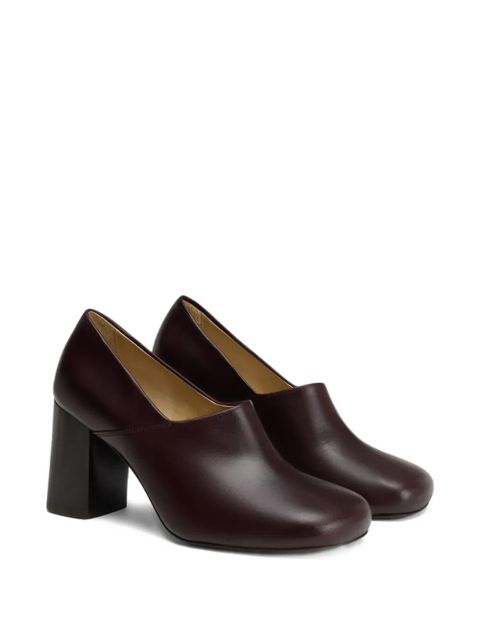 LEMAIRE 80mm Anatomic block-heel pumps - Brown - zdjęcie produktu nr 2