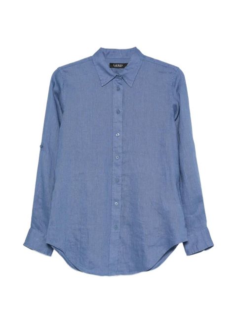 Lauren Ralph Lauren linen long-sleeve shirt - Blue - zdjęcie produktu nr 1