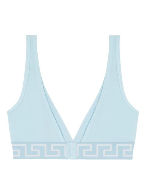 Versace Greca-border triangle bralette - Blue - zdjęcie produktu nr 2