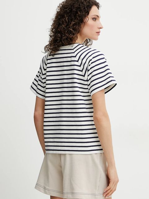 MAX&Co. t-shirt z domieszką lnu