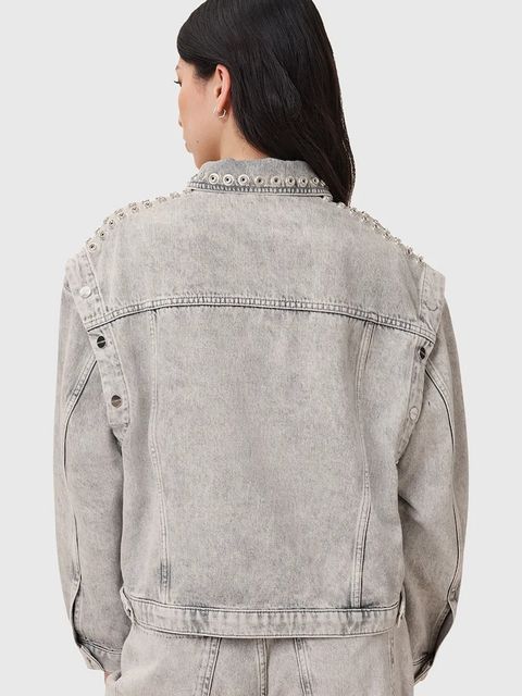 AllSaints kurtka jeansowa bawełniana CHLO