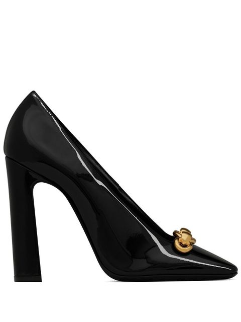 Saint Laurent Swing chain-link pumps - Black - zdjęcie produktu nr 1