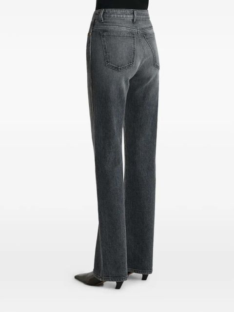 KHAITE Danielle straight-leg jeans - Grey