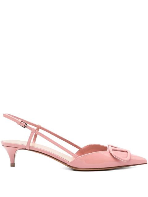 Valentino Garavani 40mm sling-back VLogo pumps - Pink - zdjęcie produktu nr 1