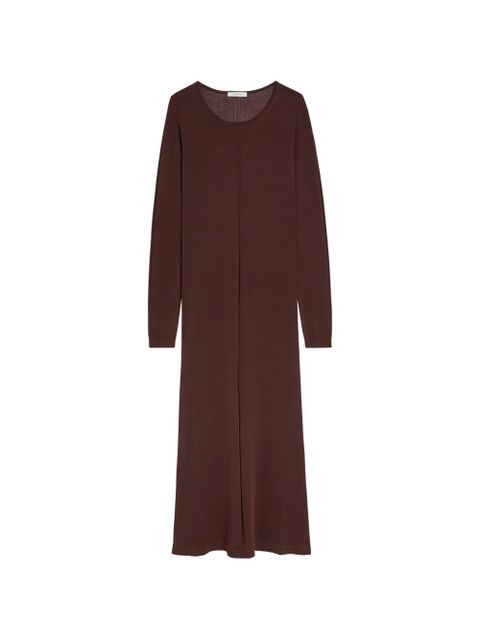 LEMAIRE long-sleeve maxi dress - Brown - zdjęcie produktu nr 1