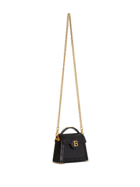 Balmain small B-Buzz Dynasty leather shoulder bag - Black