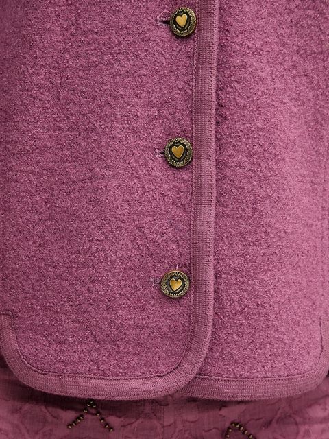 Hoss Intropia marynarka wełniana kolor fioletowy jednorzędowa gładka 5432676