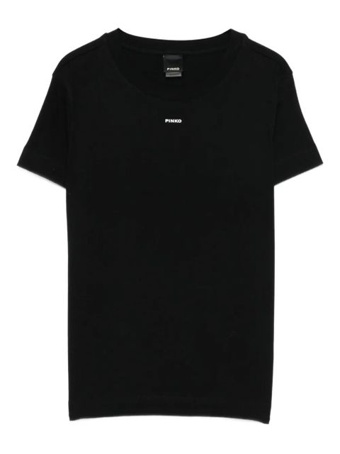 PINKO crew-neck short-sleeve top - Black - zdjęcie produktu nr 1