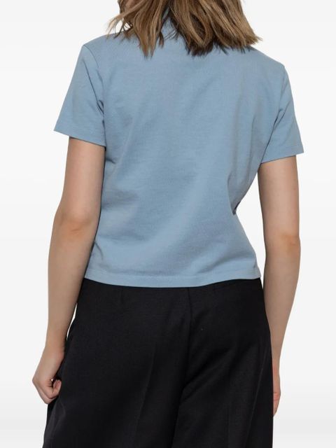 Zadig&Voltaire embroidered-logo polo top - CLOUD