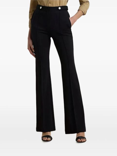 Lauren Ralph Lauren button-detailed bootcut trousers - Black - zdjęcie produktu nr 1