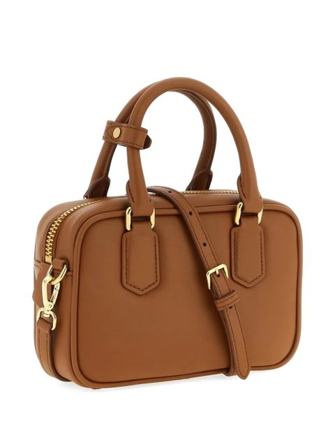 Miu Miu logo tote bag - Brown - zdjęcie produktu nr 2