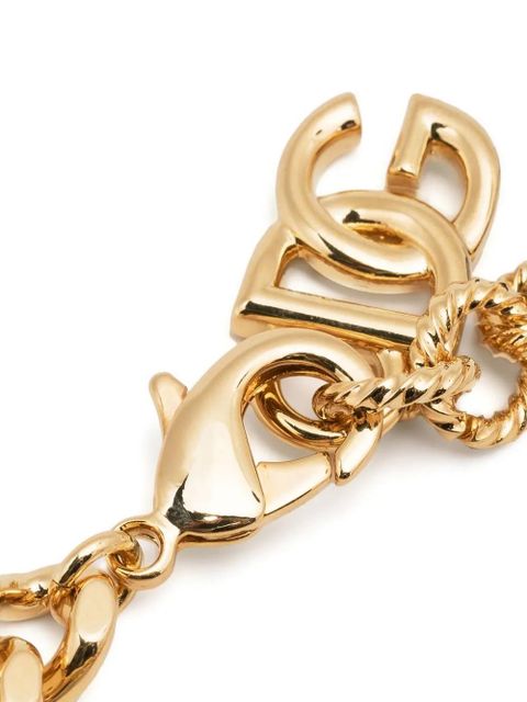 Dolce & Gabbana crystal-embellishment link-chain bracelet - Gold