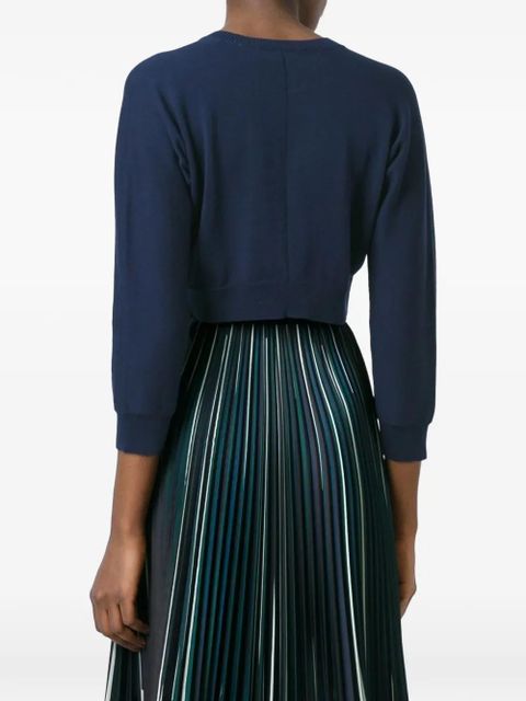 Comme Des Garçons cropped cardigan - Blue