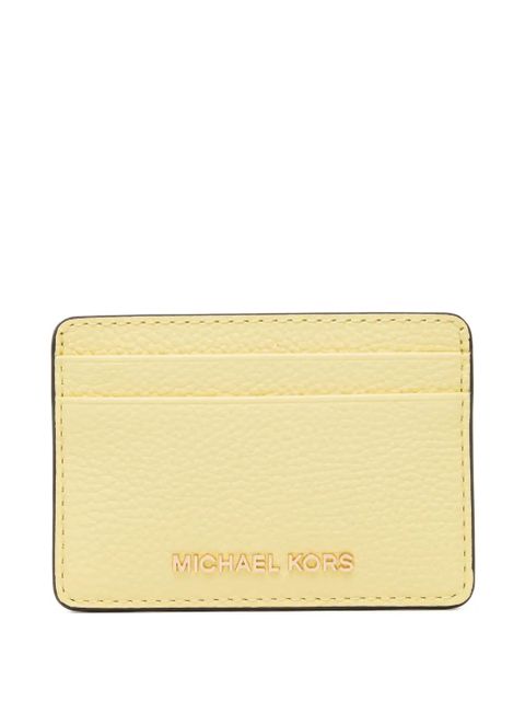 Michael Kors leather card holder - Yellow - zdjęcie produktu nr 1