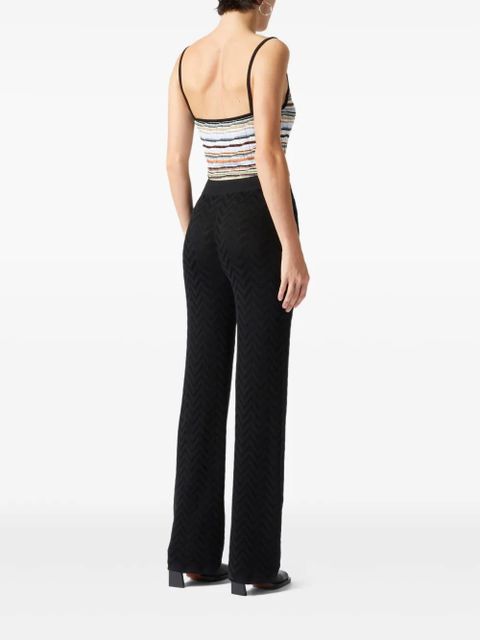 Missoni zigzag trousers - Black