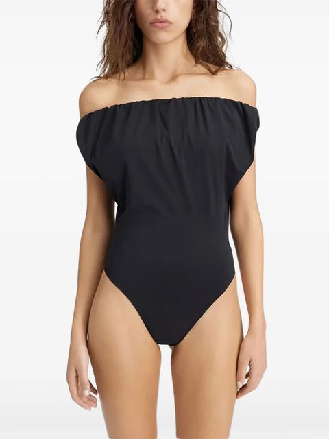 Jacquemus The Drapeado swimsuit - Black