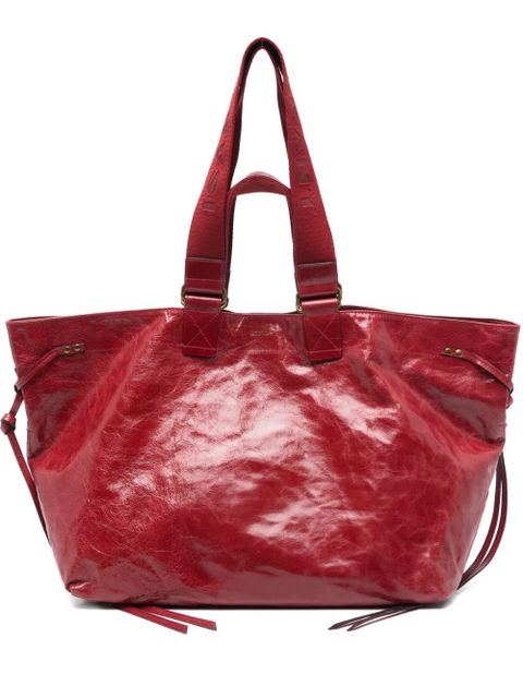 ISABEL MARANT Wardy top-handle tote bag - Red - zdjęcie produktu nr 1