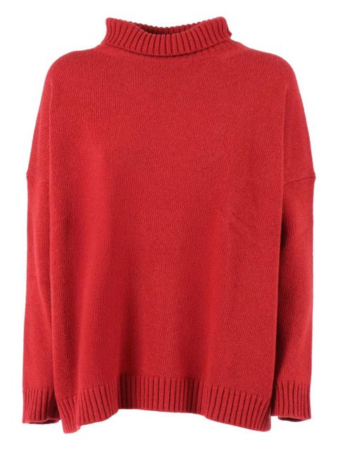 Weekend Max Mara Borgia ribbed turtleneck sweater - Red - zdjęcie produktu nr 1