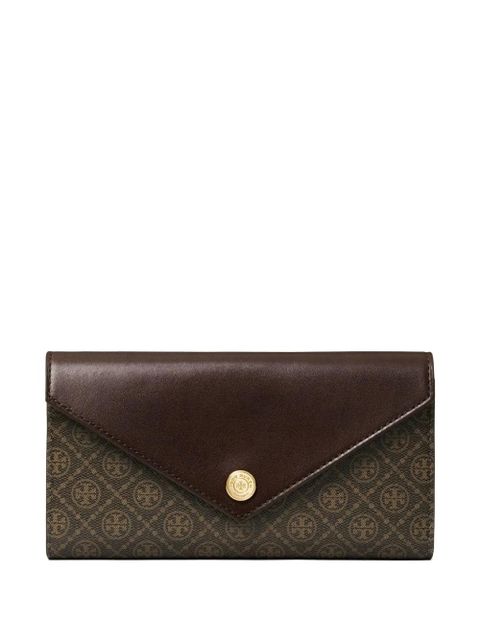 Tory Burch monogram-pattern wallet - Brown - zdjęcie produktu nr 1