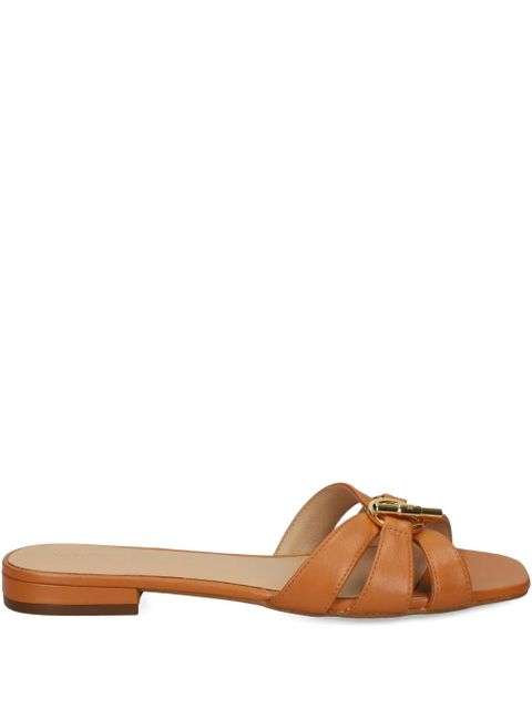 Lauren Ralph Lauren leather flat sandals - Brown - zdjęcie produktu nr 1