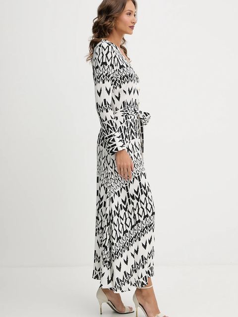 Marciano by Guess sukienka BRITNEY kolor biały maxi rozkloszowana 5YGK47 7352A