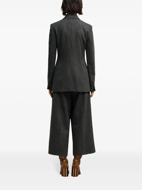 AMI Paris double breasted wool coat - Grey