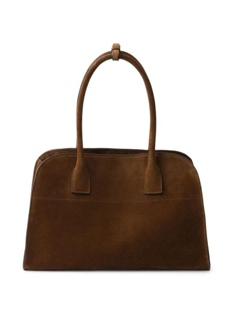 Prada medium suede tote bag - Brown - zdjęcie produktu nr 2