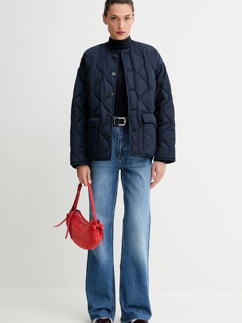 G-Star longsleeve 0 kolor granatowy z półgolfem D26905.E136 - zdjęcie produktu nr 2