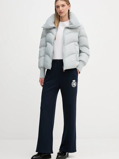 Tommy Hilfiger spodnie dresowe damskie kolor granatowy z aplikacją UW0UW06081 - zdjęcie produktu nr 2