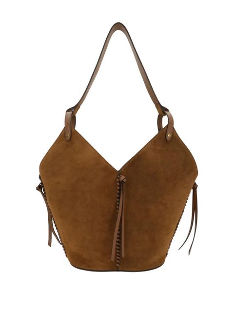 ISABEL MARANT Tampa suede tote bag - Brown