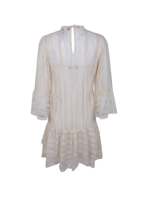 TWINSET lace ruffle maxi dress - Neutrals - zdjęcie produktu nr 2