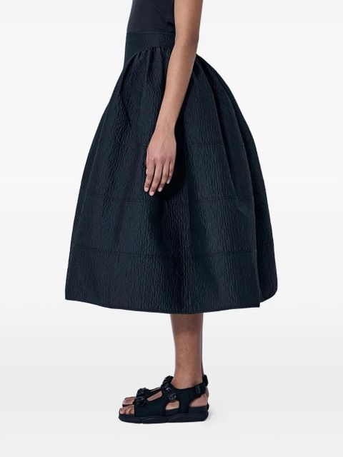 Cecilie Bahnsen gathered skirt - Black - zdjęcie produktu nr 2
