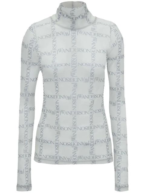 JW Anderson sheer turtleneck top - White - zdjęcie produktu nr 1