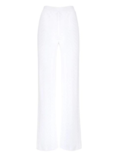 Missoni Zigzag-pattern trousers - White - zdjęcie produktu nr 1