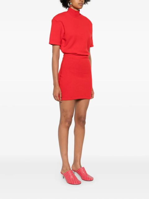 Jacquemus high-neck short-sleeve T-shirt - Red