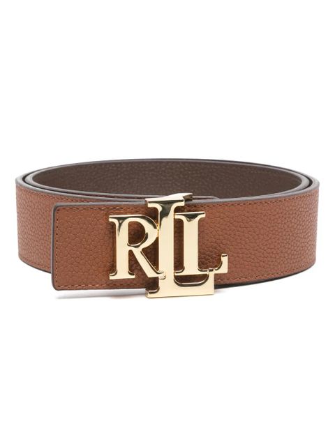 Lauren Ralph Lauren logo-buckle belt - Brown - zdjęcie produktu nr 1