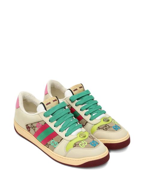 Gucci Screener GG embroidery sneakers - Neutrals