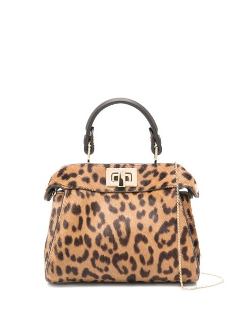 FENDI nano Peekaboo mini bag - Brown - zdjęcie produktu nr 1