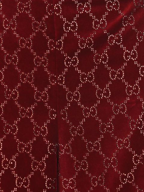 Gucci velvet trousers - Red