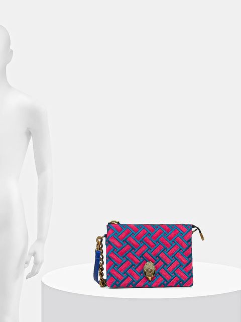 Kurt Geiger London torebka skórzana KENSINGTON kolor różowy 5013557219